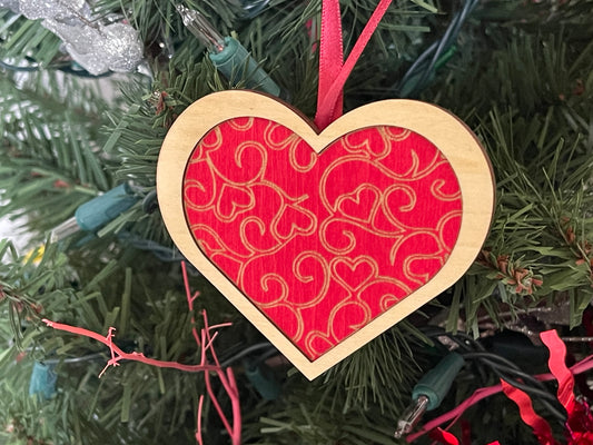 Medium Valentine's Heart Ornament